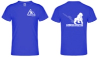 T-shirt "Climbing Addiction" Bleu